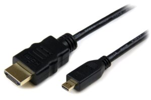 POWERTECH καλώδιο micro HDMI σε HDMI CAB-H007 με Ethernet, 1.5m, μαύρο