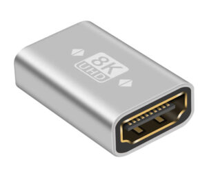 POWERTECH αντάπτορας HDMI 2.1 CAB-H161, θηλυκό, 8K/60Hz, γκρι