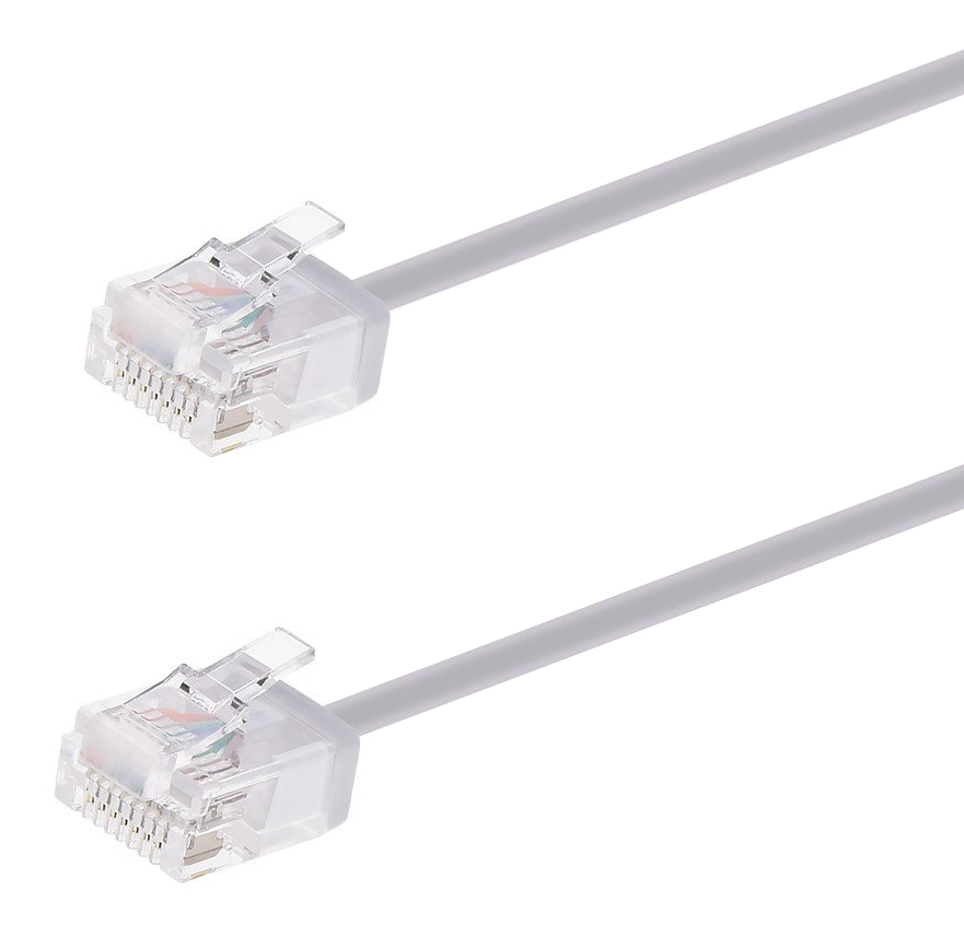 POWERTECH καλώδιο δικτύου CAB-N444, Cat 6A U/UTP, ultra slim, copper, 500MHz, 7.5m, γκρι