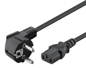 POWERTECH Καλώδιο τροφοδοσίας CAB-P020, 3x 0.75mm², CCS, 1.5m, μαύρο