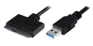 POWERTECH καλώδιο σύνδεσης HDD/SSD CAB-U032, USB 3.0 σε SATA 20cm, μαύρο