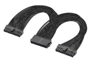 POWERTECH καλώδιο μητρικής 24pin σε 2x 24pin CAB-W052, 0.25m