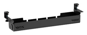 BRATECK cable management γραφείου CC11-22-2, μεταλλικό, 894x167x196mm, μαύρο