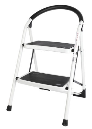 DELI σκάλα σιδήρου DL509012 με 2 σκαλοπάτια, 46cm, 150kg