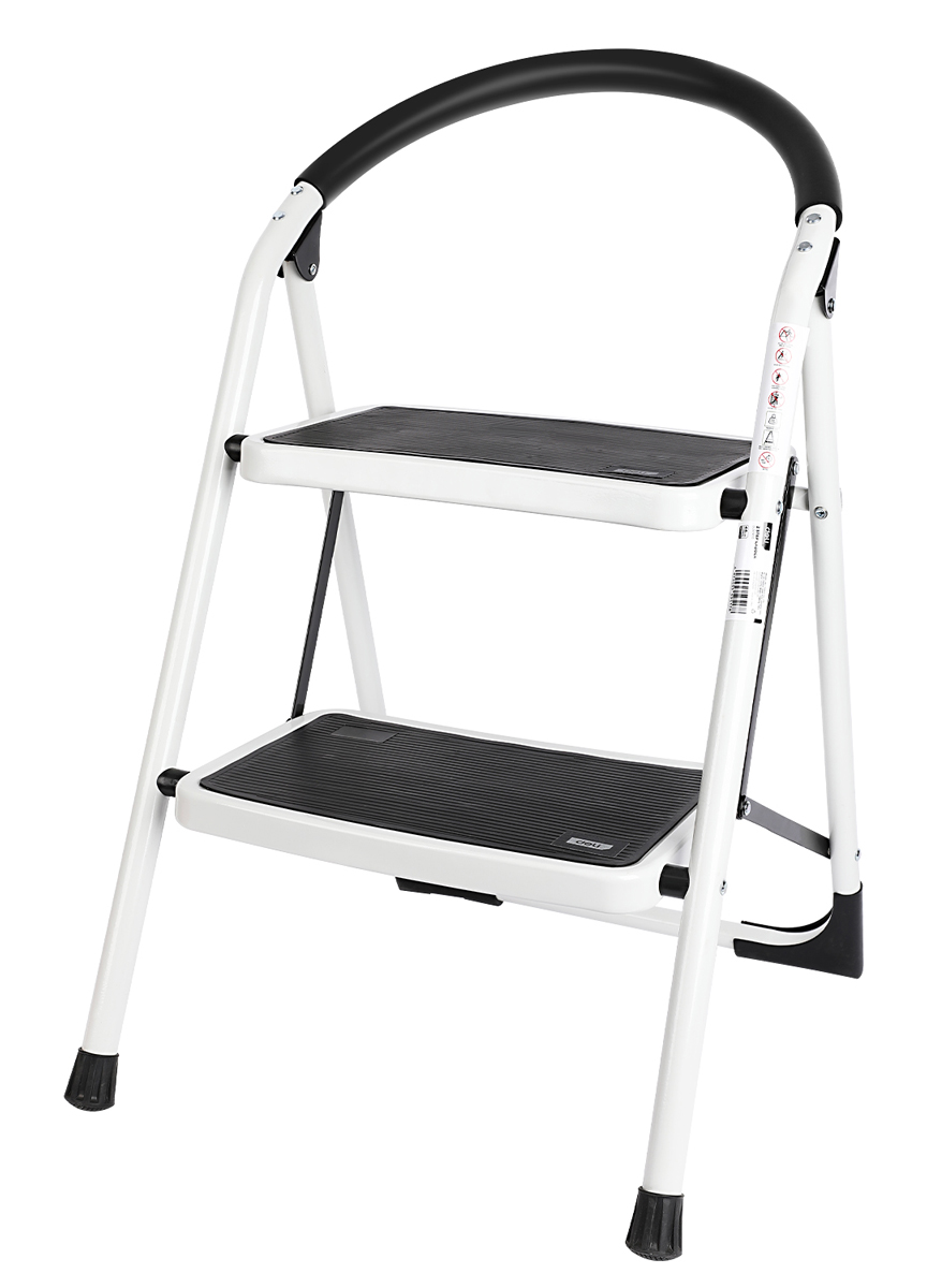 DELI σκάλα σιδήρου DL509012 με 2 σκαλοπάτια, 46cm, 150kg