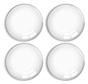 HOME USE στοπ πόρτας HUH-0263, αυτοκόλλητο, PU πλαστικό, 40x8mm, διάφανο, 4τμχ