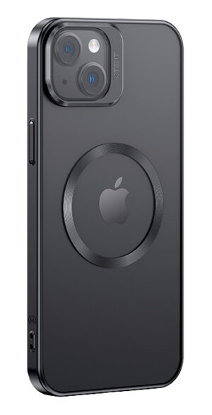 USAMS θήκη Geying US-BH856 για iPhone 15 Plus, διάφανη/μαύρη