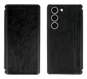 POWERTECH θήκη Razor Leather MOB-1913 για Samsung Galaxy S23 Plus, μαύρη