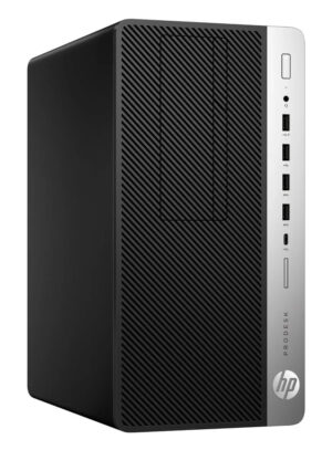 HP PC ProDesk 600 G5 MT, Refurbished Grade A Repainted, i5-9400, 8/256GB SSD, DVD, FreeDOS