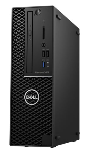 DELL PC Precision 3431 SFF, Refurbished Grade A Repainted, i5-9500, 8/256GB M.2, DVD, FreeDOS
