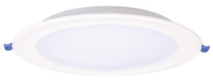 POWERTECH LED φωτιστικό downlight PT-1559, 9W, Φ116x25mm, 4000K, 765lm, λευκό