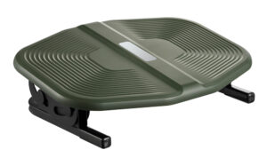 POWERTECH υποπόδιο γραφείου PT-1566 με ρυθμιζόμενη κλίση, μαύρο/λαδί