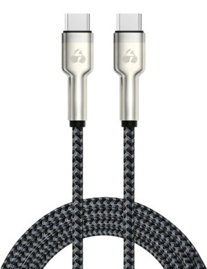 POWERTECH καλώδιο USB-C PTR-0198, PD 60W, 480Mbps, 1m, μαύρο