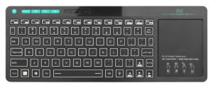 RIITEK ασύρματο πληκτρολόγιο Mini K18S με touchpad, RGB backlit, 2.4GHz & Bluetooth