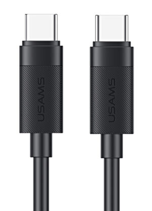 USAMS καλώδιο USB-C SJ780, 60W, 480Mbps, 1m, μαύρο